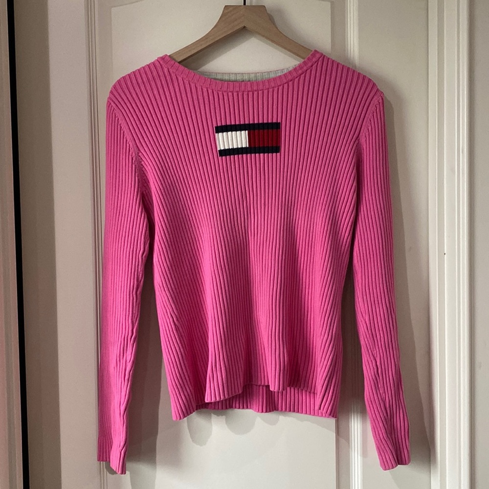 Vintage Pink Tommy Hilfiger Sweater